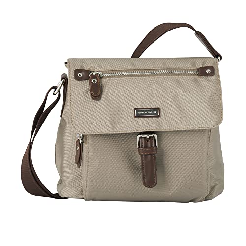 TOM TAILOR Rina Damen Umhängetasche Umschlagtasche Klein Beige von TOM TAILOR