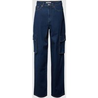 Tom Tailor Denim Baggy Fit Jeans mit Cargotaschen in Dunkelblau, Größe M Tom Tailor Denim Baggy Fit Jeans mit Cargotaschen in Dunkelblau, Größe M von Tom Tailor Denim