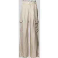 Tom Tailor Denim Cargohose mit elastischem Bund in Sand, Größe M von Tom Tailor Denim