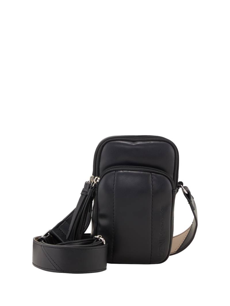 TOM TAILOR DENIM Damen TTALLYA Smartphone Tasche aus Lederimitat, schwarz, Uni, Gr. ONESIZE von Tom Tailor Denim