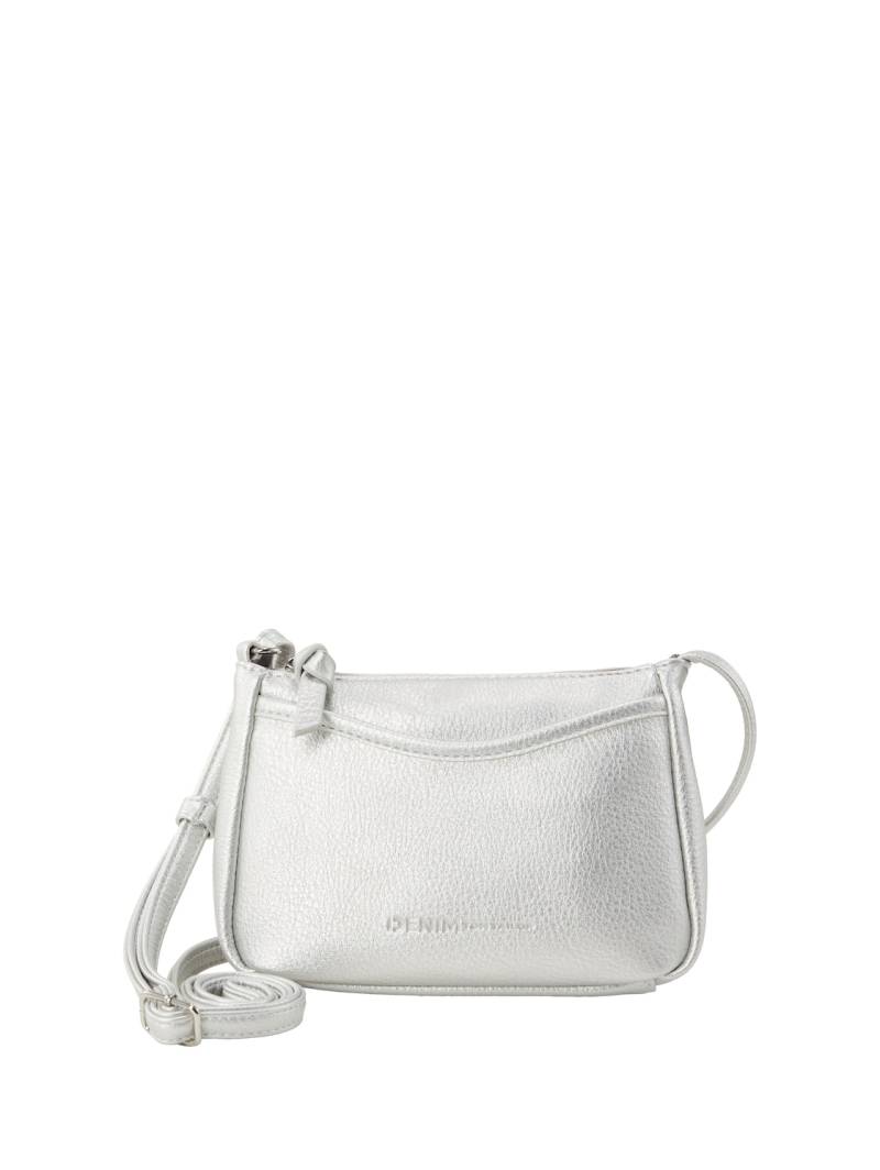 TOM TAILOR DENIM Damen TTCILIA S Umhängetasche aus Lederimitat, silber, Uni, Gr. ONESIZE von Tom Tailor Denim