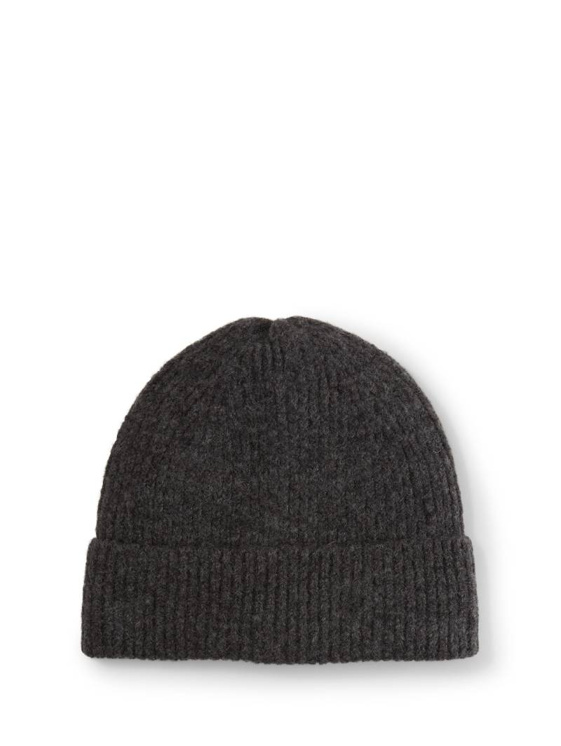 TOM TAILOR DENIM Damen Cosy Beanie Mütze, grau, Meliert, Gr. ONESIZE von Tom Tailor Denim