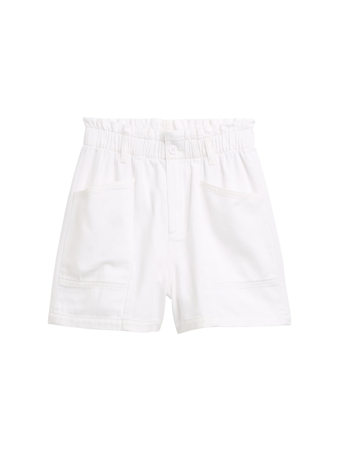 TOM TAILOR DENIM Damen Paperbag Jeans Shorts, weiß, Uni, Gr. L TOM TAILOR DENIM Damen Paperbag Jeans Shorts, weiß, Uni, Gr. L von Tom Tailor Denim