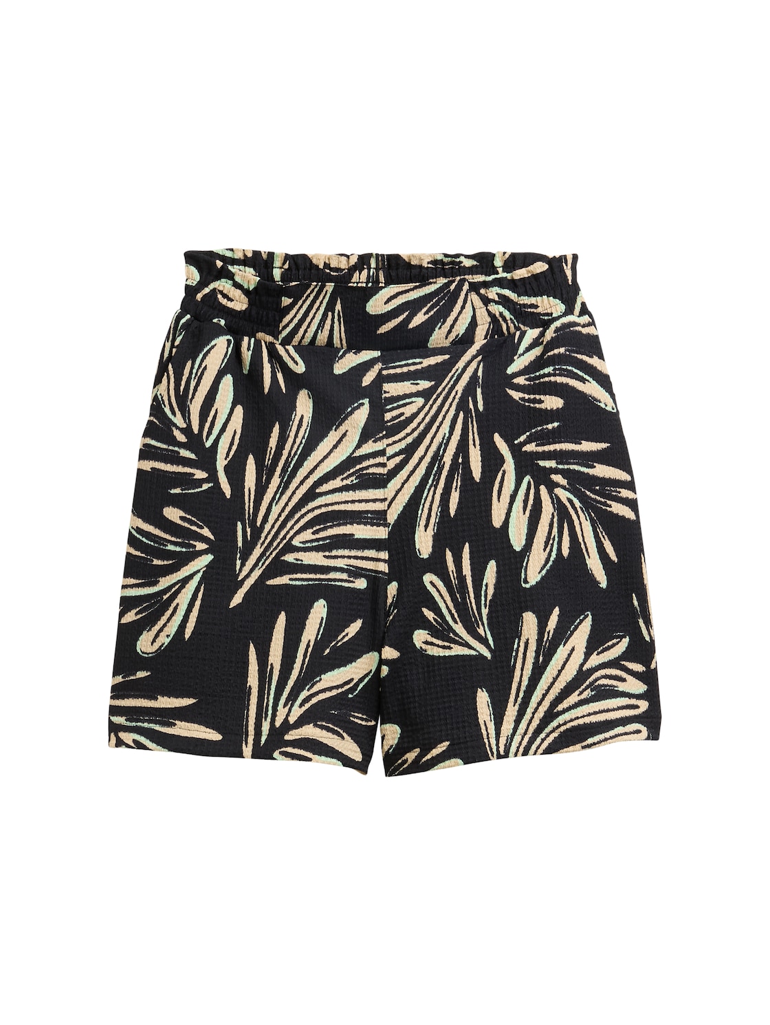 TOM TAILOR DENIM Damen Relaxed Jacquard Shorts, schwarz, Gemustert, Gr. L TOM TAILOR DENIM Damen Relaxed Jacquard Shorts, schwarz, Gemustert, Gr. L von Tom Tailor Denim