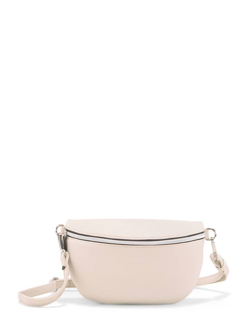 TOM TAILOR DENIM Damen TTROSIE Gürteltasche aus Lederimitat, beige, Uni, Gr. ONESIZE von Tom Tailor Denim
