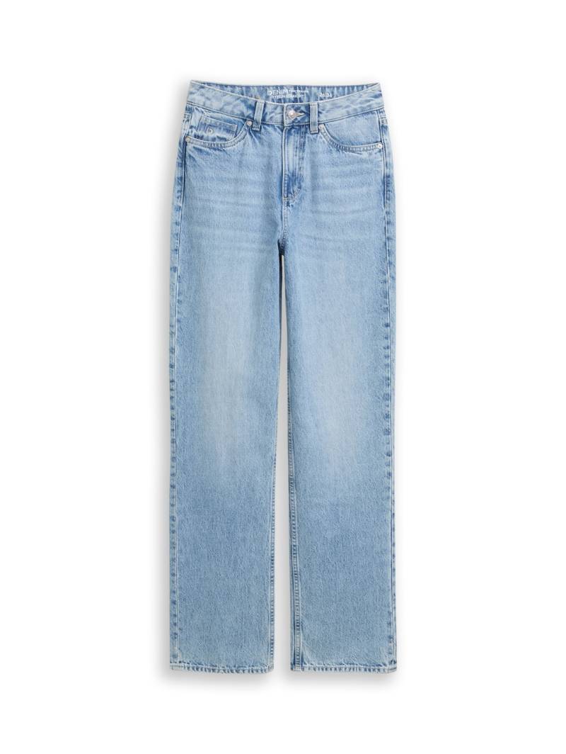 TOM TAILOR DENIM Damen TTELIN STRAIGHT Jeans, blau, Uni, Gr. 32/30 TOM TAILOR DENIM Damen TTELIN STRAIGHT Jeans, blau, Uni, Gr. 32/30 von Tom Tailor Denim