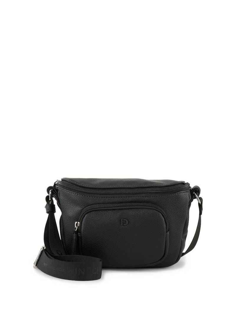 TOM TAILOR DENIM Damen TTFARA M Umhängetasche aus Lederimitat, schwarz, Uni, Gr. ONESIZE von Tom Tailor Denim