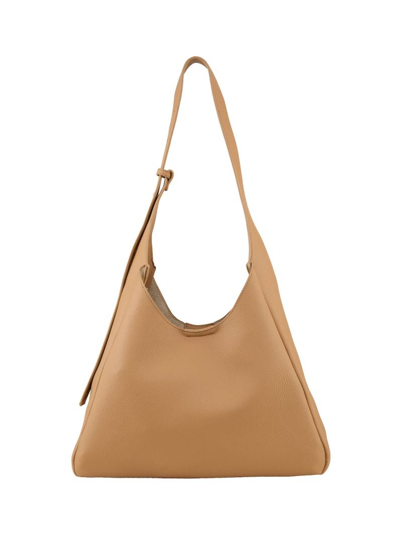 TOM TAILOR DENIM Damen TTJESSIE M Beuteltasche mit Magnetverschluss, braun, Uni, Gr. ONESIZE von Tom Tailor Denim