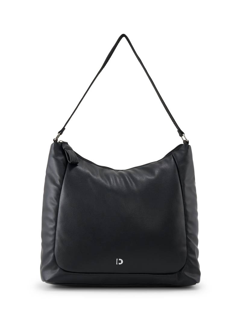 TOM TAILOR DENIM Damen TTMAYE L Beuteltasche mit Wattierung, schwarz, Uni, Gr. ONESIZE von Tom Tailor Denim
