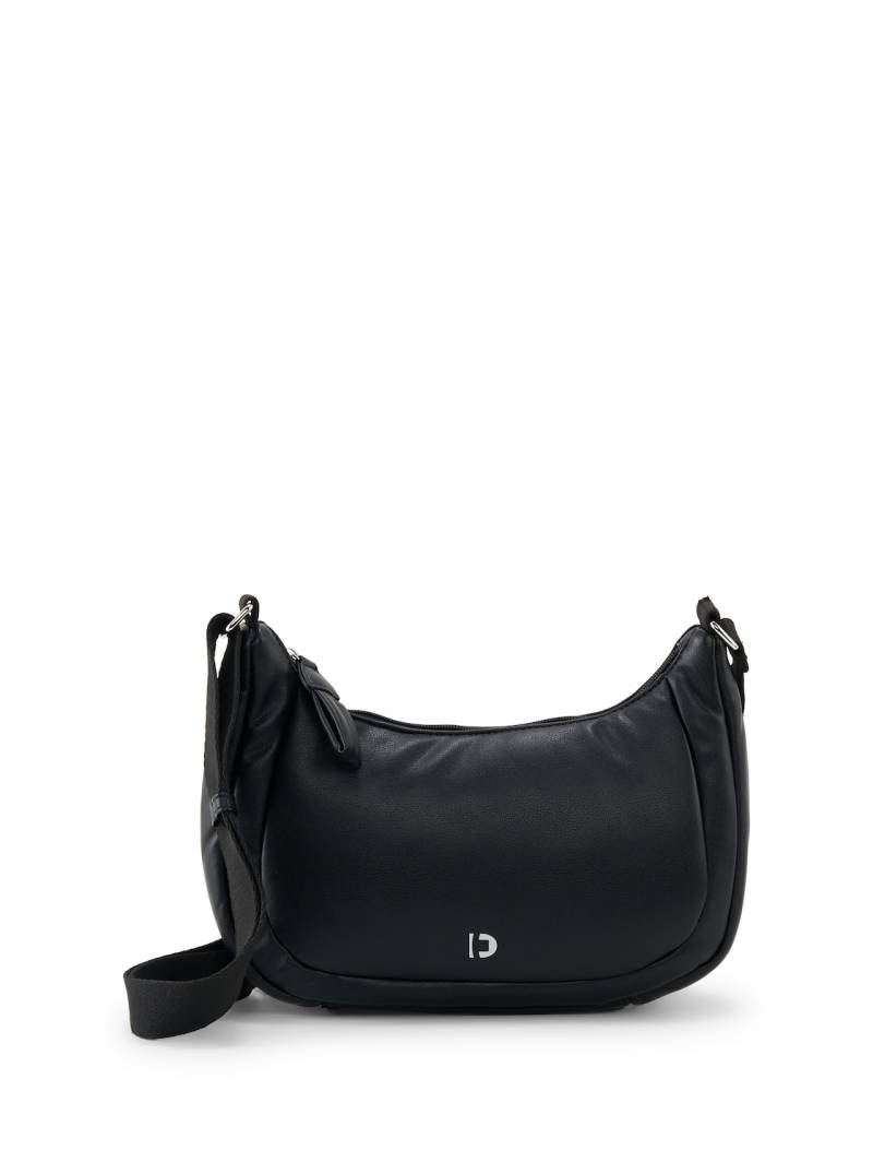 TOM TAILOR DENIM Damen TTMAYE M Umhängetasche mit Wattierung, schwarz, Uni, Gr. ONESIZE von Tom Tailor Denim