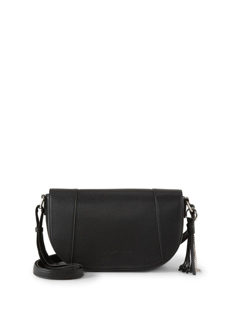 TOM TAILOR DENIM Damen TTPRIYA M Umhängetasche mit dekorativem Anhänger, schwarz, Uni, Gr. ONESIZE von Tom Tailor Denim