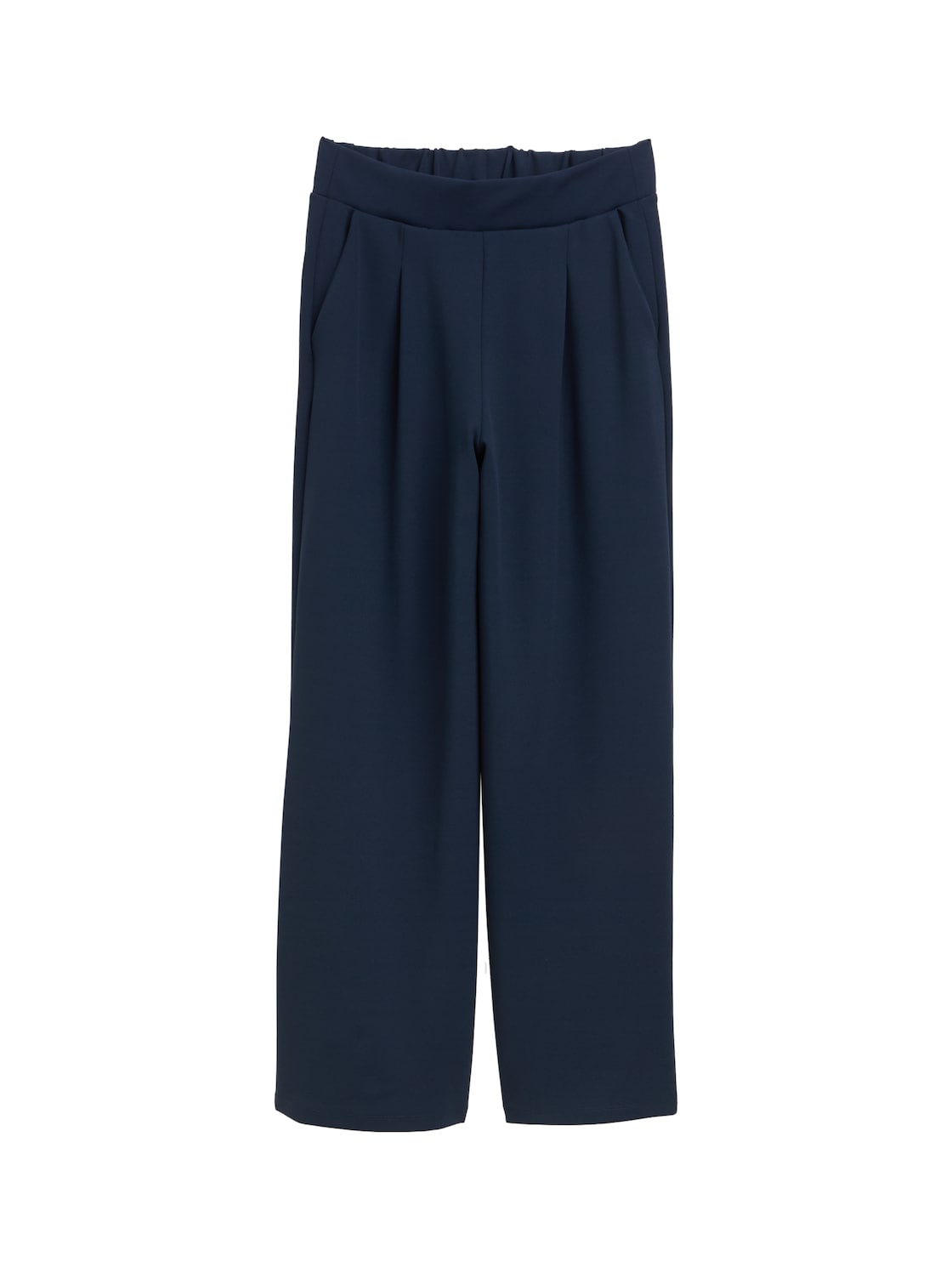 TOM TAILOR DENIM Damen Wide Leg Hose, blau, Uni, Gr. S von Tom Tailor Denim