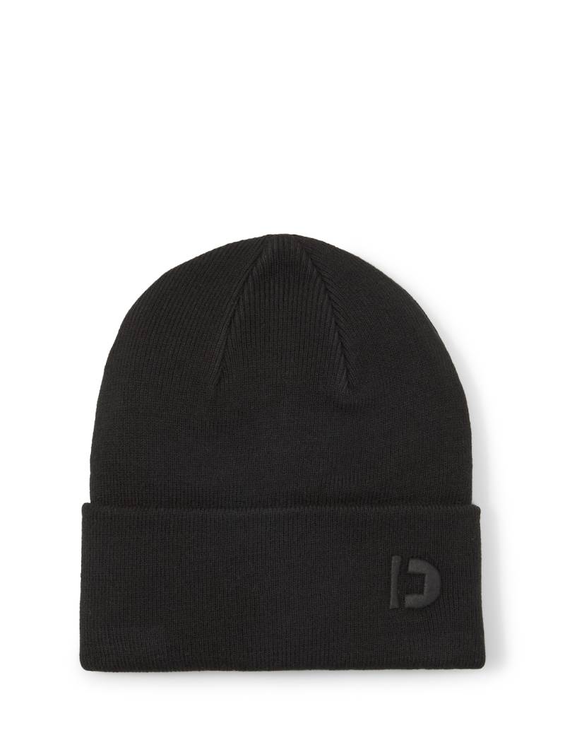 TOM TAILOR DENIM Herren Basic Beanie Mütze, schwarz, Uni, Gr. ONESIZE von Tom Tailor Denim