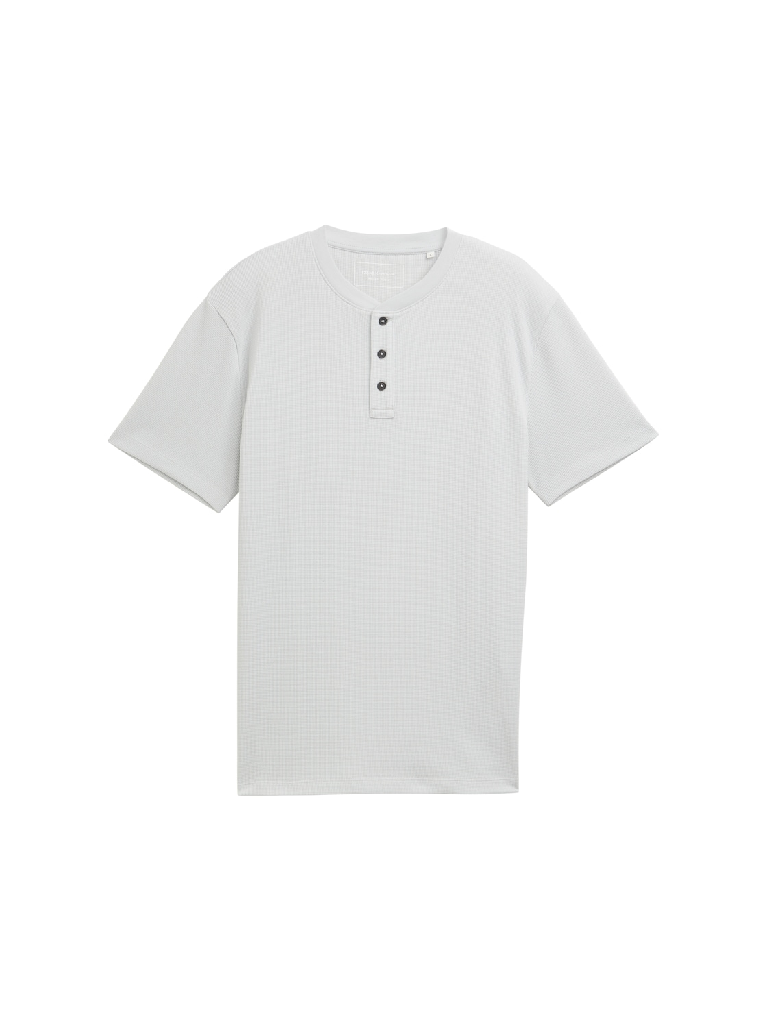 TOM TAILOR DENIM Herren Henley T-Shirt in Waffelstruktur, grau, Uni, Gr. XS TOM TAILOR DENIM Herren Henley T-Shirt in Waffelstruktur, grau, Uni, Gr. XS von Tom Tailor Denim
