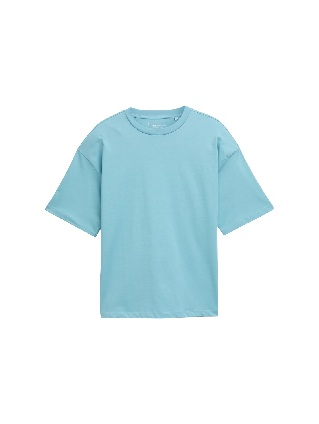 TOM TAILOR DENIM Herren Oversized T-Shirt, blau, Uni, Gr. XS TOM TAILOR DENIM Herren Oversized T-Shirt, blau, Uni, Gr. XS von Tom Tailor Denim