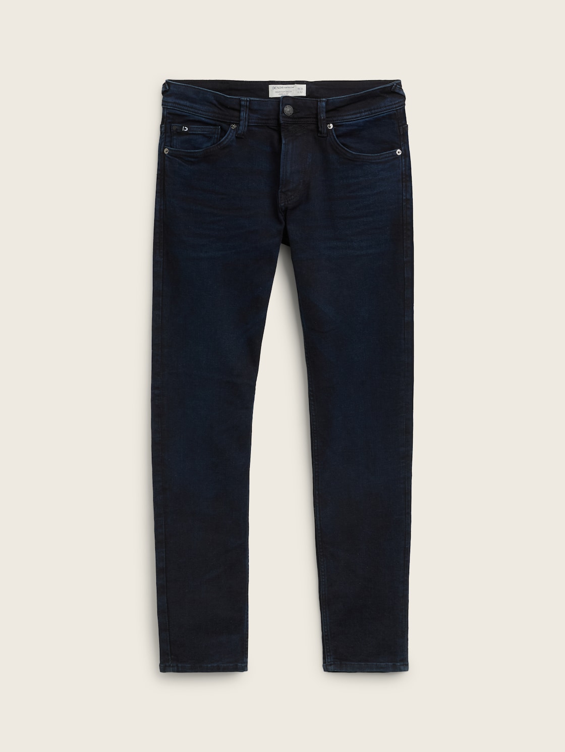 TOM TAILOR DENIM Herren Piers Slim Jeans, blau, Uni, Gr. 34/32 von Tom Tailor Denim