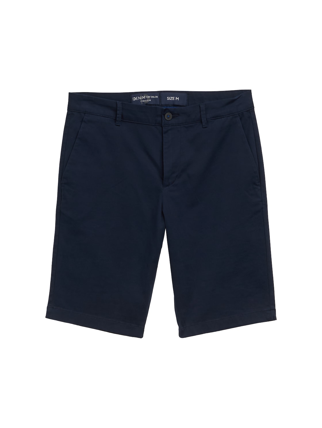 TOM TAILOR DENIM Herren Regular Fit Chino Shorts, blau, Uni, Gr. XXL TOM TAILOR DENIM Herren Regular Fit Chino Shorts, blau, Uni, Gr. XXL von Tom Tailor Denim