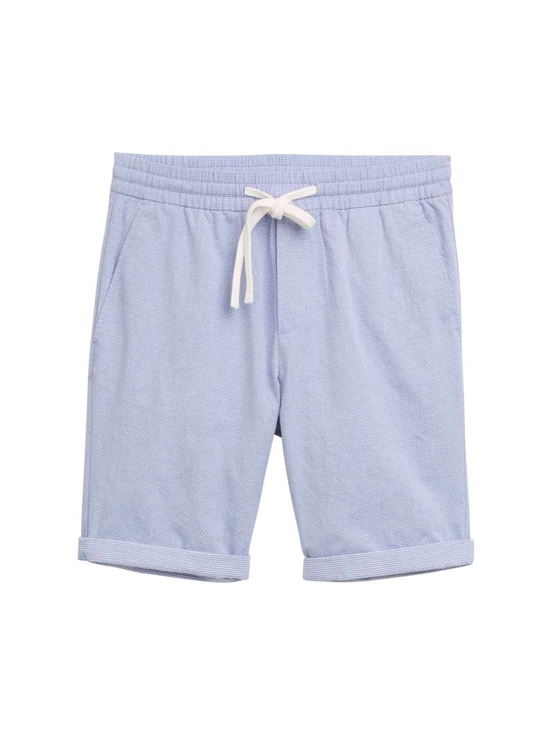 TOM TAILOR DENIM Herren Shorts mit Gummibund aus Baumwolle, blau, Meliert, Gr. S TOM TAILOR DENIM Herren Shorts mit Gummibund aus Baumwolle, blau, Meliert, Gr. S von Tom Tailor Denim