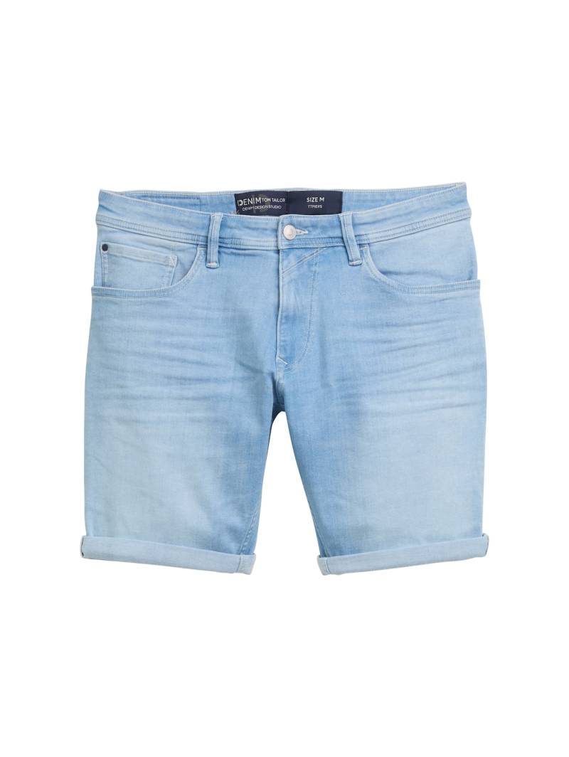 TOM TAILOR DENIM Herren TTPIERS SLIM Jeans Shorts, blau, Uni, Gr. XXL von Tom Tailor Denim