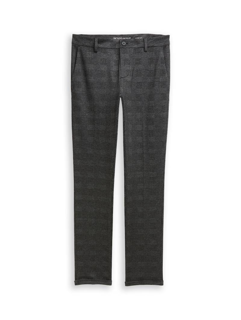 TOM TAILOR DENIM Herren TTSLIM Chino Hose, schwarz, Kariert, Gr. XL TOM TAILOR DENIM Herren TTSLIM Chino Hose, schwarz, Kariert, Gr. XL von Tom Tailor Denim