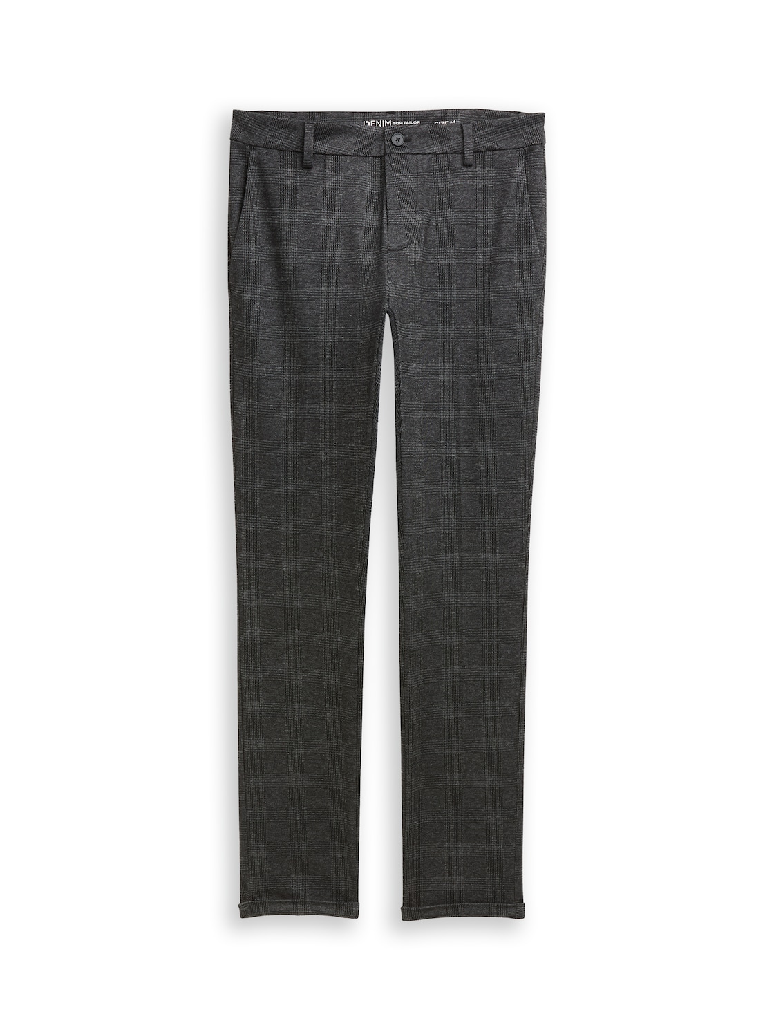 TOM TAILOR DENIM Herren TTSLIM Chino Hose, schwarz, Kariert, Gr. XXL TOM TAILOR DENIM Herren TTSLIM Chino Hose, schwarz, Kariert, Gr. XXL von Tom Tailor Denim