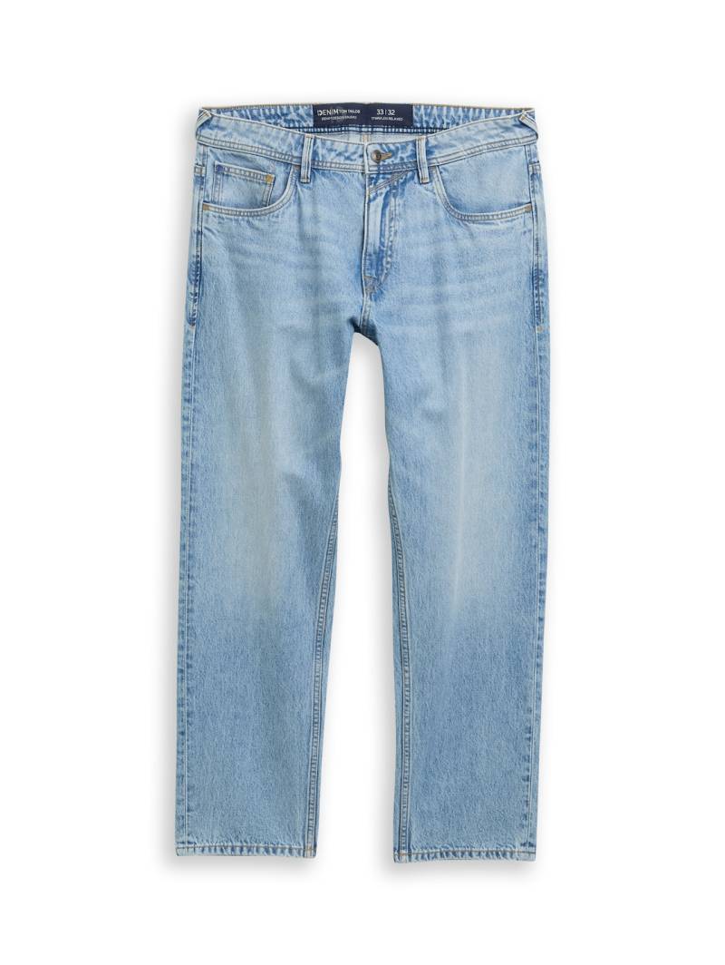 TOM TAILOR DENIM Herren TTWAYLEN RELAXED Jeans, blau, Uni, Gr. 33/32 von Tom Tailor Denim