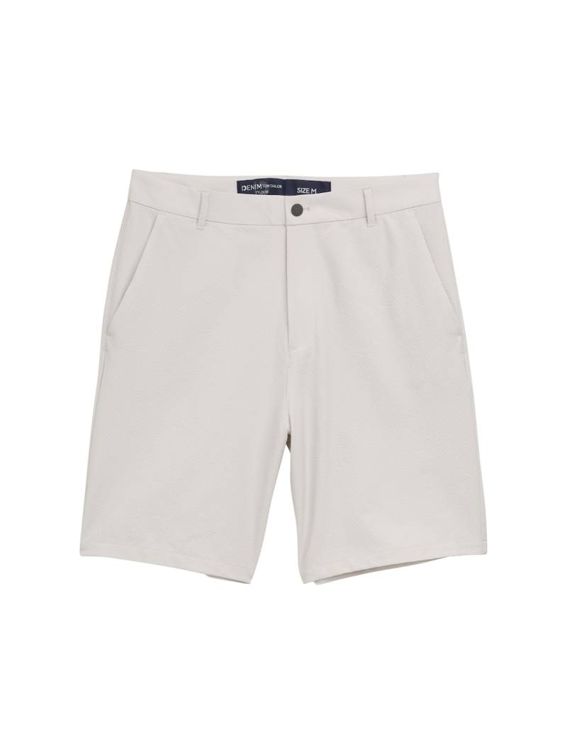 TOM TAILOR DENIM Herren Ultralight Loose Fit Shorts, grau, Uni, Gr. XL von Tom Tailor Denim