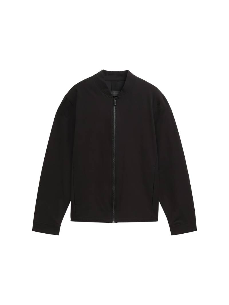 TOM TAILOR DENIM Herren Wasserabweisende Tech Bomberjacke, schwarz, Uni, Gr. L von Tom Tailor Denim