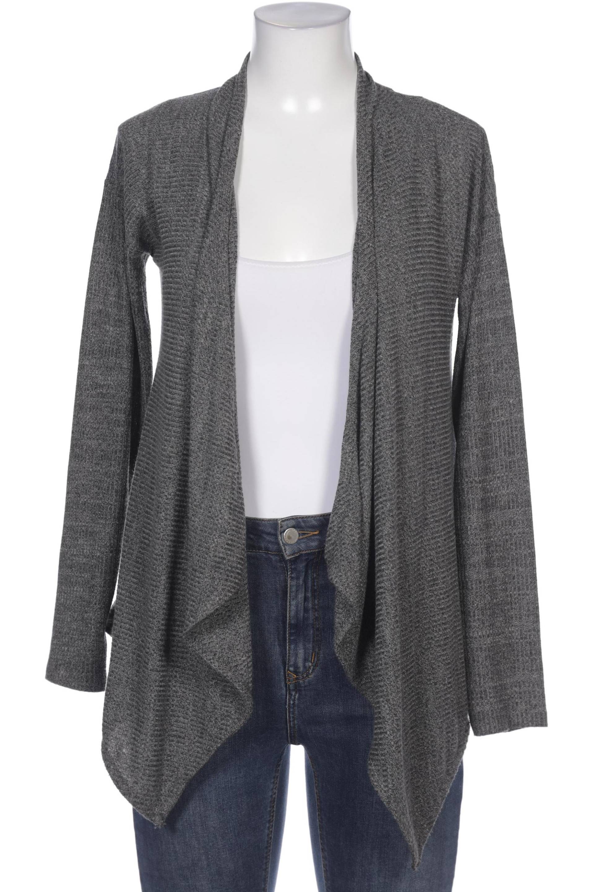 TOM TAILOR Denim Damen Strickjacke, grau von Tom Tailor Denim