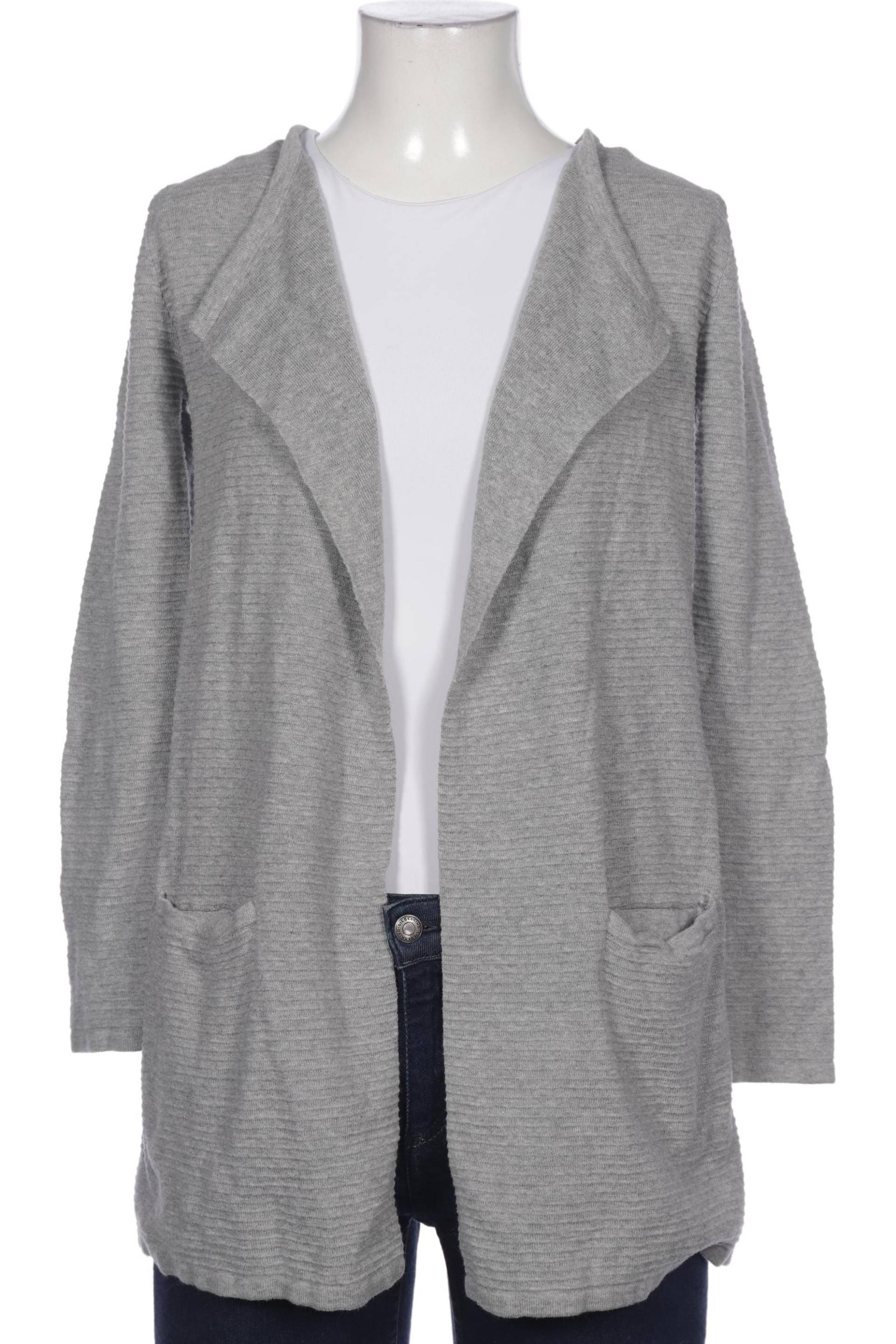 TOM TAILOR Denim Damen Strickjacke, grau von Tom Tailor Denim