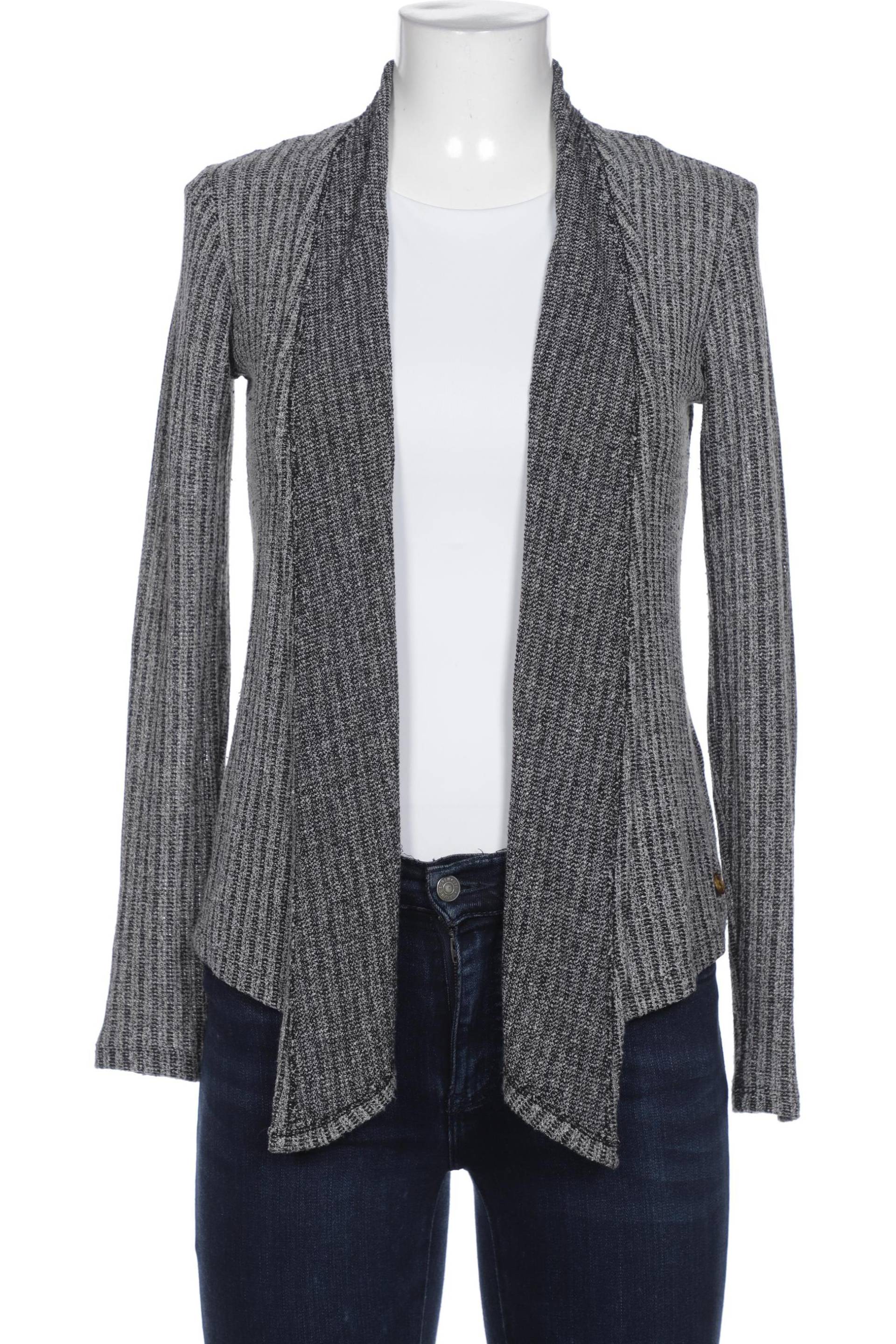 TOM TAILOR Denim Damen Strickjacke, grau von Tom Tailor Denim