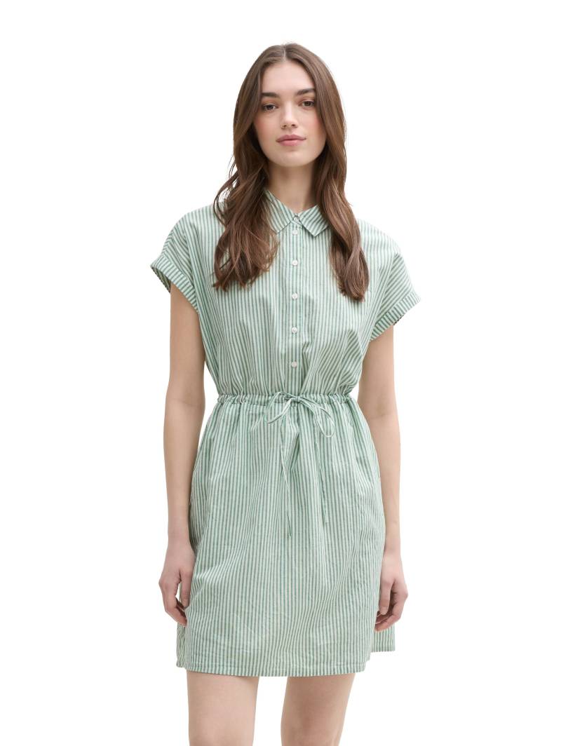 TOM TAILOR Denim Hemdblusenkleid Sommerkleid im Streifendessin von Tom Tailor Denim