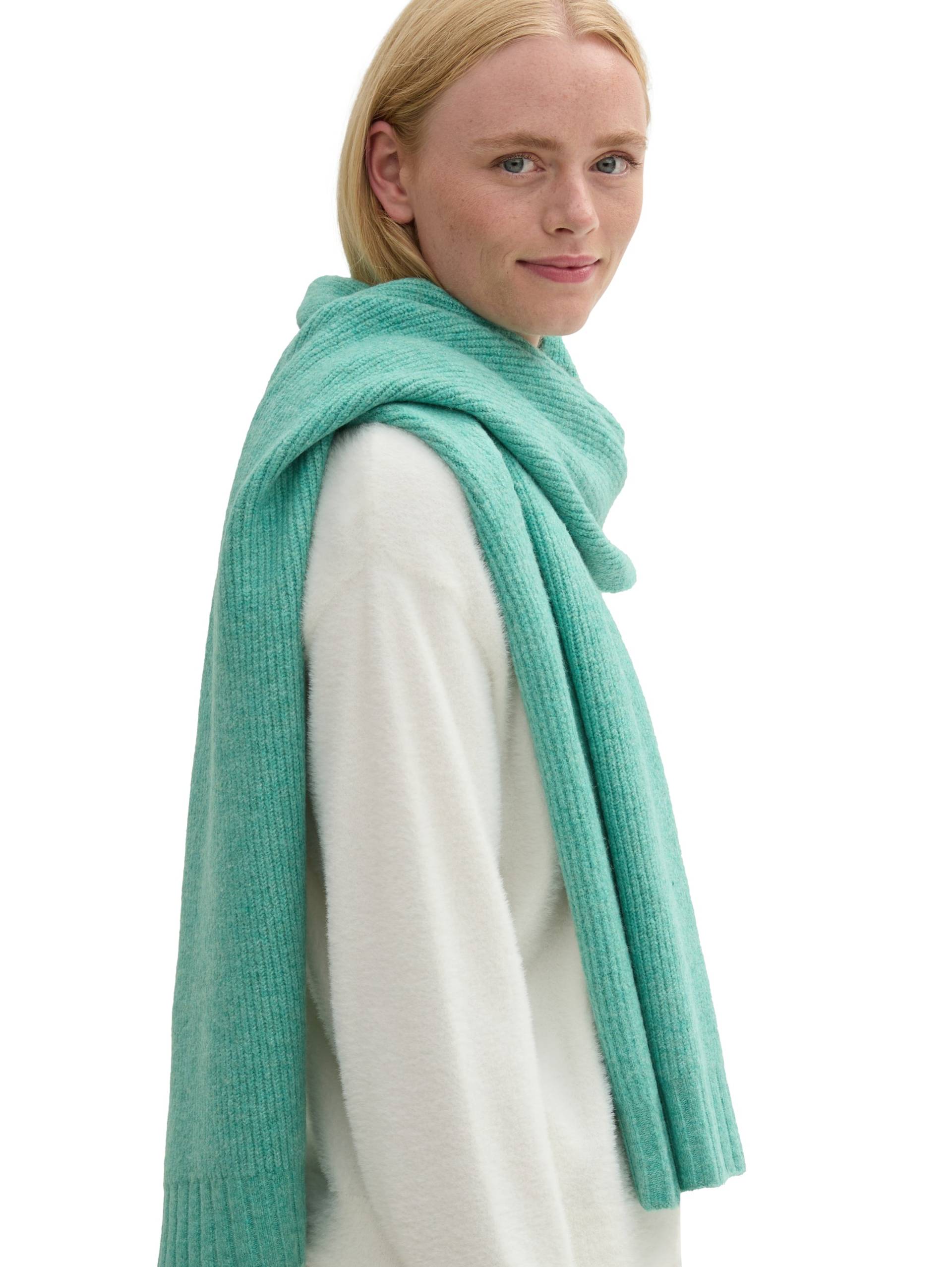 TOM TAILOR Denim Strickschal 1 Stk. tlg. unifarben mit Aufnäher TOM TAILOR Denim Strickschal 1 Stk. tlg. unifarben mit Aufnäher von Tom Tailor Denim