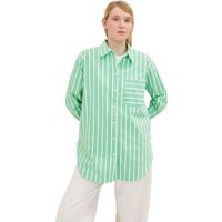 Tom Tailor Denim Damen Bluse CHEST POCKET - Relaxed Fit von Tom Tailor Denim
