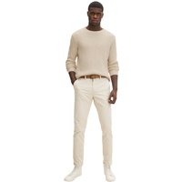 Tom Tailor Denim Herren Slim Chinohose mit Gürtel Beige - Grün - Slim Fit von Tom Tailor Denim