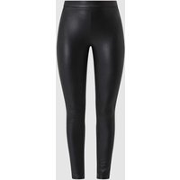 Tom Tailor Denim Leggings in Leder-Optik in Black, Größe L von Tom Tailor Denim