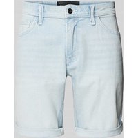 Tom Tailor Denim Regular Fit Jeansshorts im 5-Pocket-Design in Jeansblau, Größe S von Tom Tailor Denim