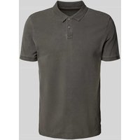 Tom Tailor Denim Regular Fit Poloshirt aus reiner Baumwolle in Hellgrau, Größe XXL von Tom Tailor Denim