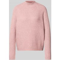 Tom Tailor Denim Regular Fit Strickpullover mit Baumwoll-Anteil in Altrosa, Größe L von Tom Tailor Denim