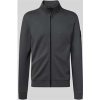 Tom Tailor Denim Regular Fit Sweatjacke aus Baumwoll-Mix in Anthrazit, Größe XXL von Tom Tailor Denim