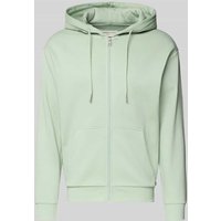 Tom Tailor Denim Regular Fit Sweatjacke aus Baumwoll-Mix in Mint, Größe L von Tom Tailor Denim