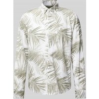 Tom Tailor Denim Relaxed Fit Freizeithemd aus Viskose-Leinen-Mix in Weiss, Größe XXL von Tom Tailor Denim