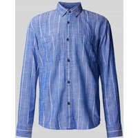 Tom Tailor Denim Relaxed Fit Freizeithemd aus Viskose-Mix mit Leinen in Blau, Größe XXL Tom Tailor Denim Relaxed Fit Freizeithemd aus Viskose-Mix mit Leinen in Blau, Größe XXL von Tom Tailor Denim