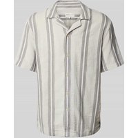 Tom Tailor Denim Relaxed Fit Freizeithemd aus reiner Baumwolle in Graphit, Größe L von Tom Tailor Denim