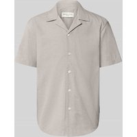 Tom Tailor Denim Relaxed Fit Freizeithemd aus reiner Baumwolle in Mittelgrau Melange, Größe XXL von Tom Tailor Denim