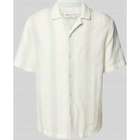 Tom Tailor Denim Relaxed Fit Freizeithemd aus reiner Baumwolle in Offwhite, Größe XL von Tom Tailor Denim