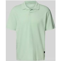 Tom Tailor Denim Relaxed Fit Poloshirt aus Baumwoll-Mix in Mint, Größe M von Tom Tailor Denim