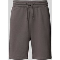 Tom Tailor Denim Relaxed Fit Sweatshorts aus Baumwoll-Mix im Jogger Style in Anthrazit, Größe XXL von Tom Tailor Denim