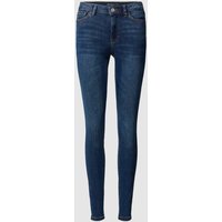 Tom Tailor Denim Skinny Fit Jeans im 5-Pocket-Design Modell 'Nela' in Jeansblau, Größe S/30 von Tom Tailor Denim
