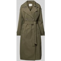 Tom Tailor Denim Trenchcoat mit Bindegürtel in Oliv, Größe S von Tom Tailor Denim